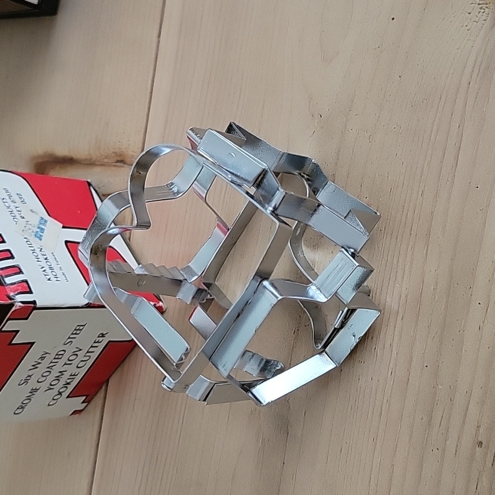 Six Way Chrome Coated Steel Yom Tov Cookie Cutter